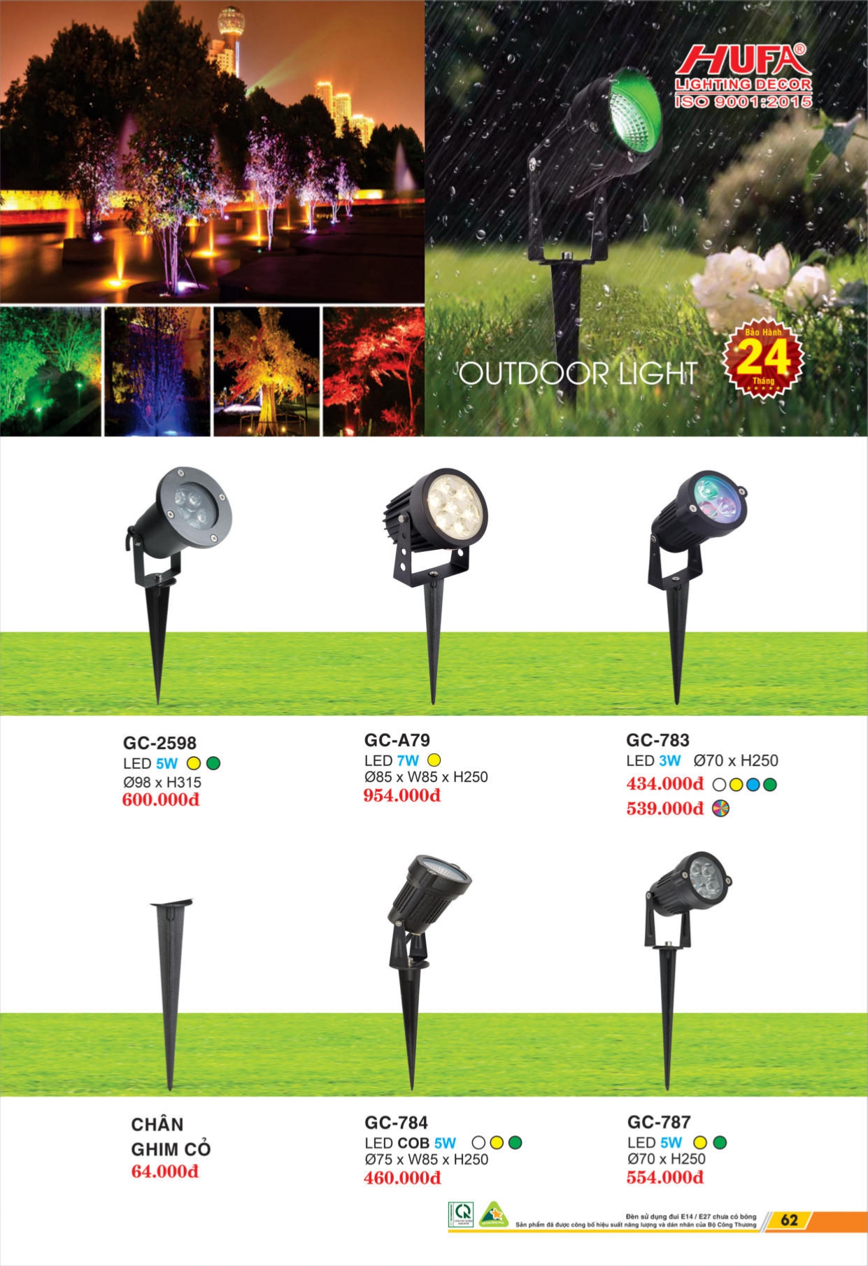 Bảng giá đèn LED HUFA 2026